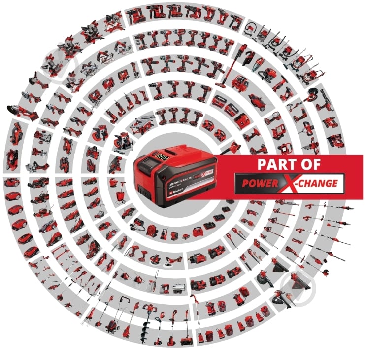 Шуруповерт аккумуляторный Einhell PXC TE-CD 18/40 Li Kit 2.5 Ah 4513925 Set1 - фото 2