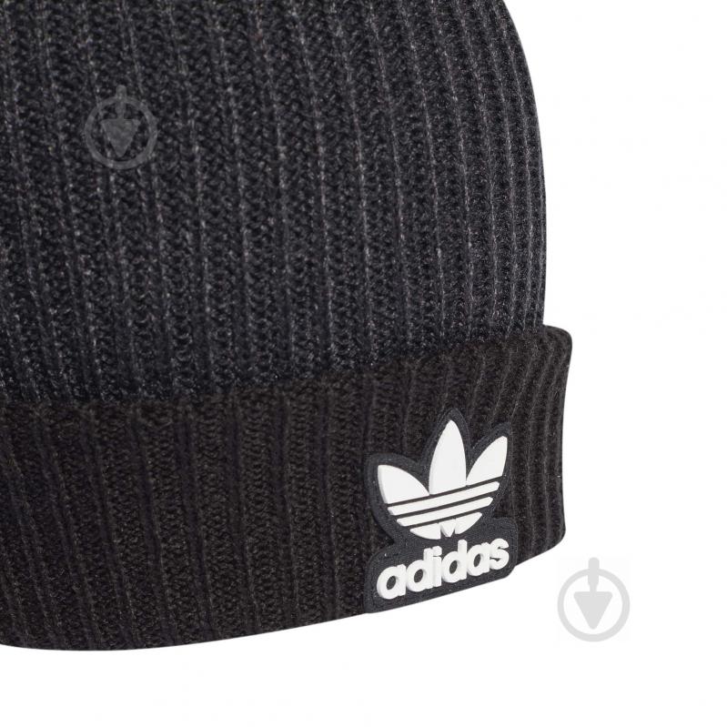 Шапка Adidas AC POM BEANIE H35510 р.L черный - фото 5