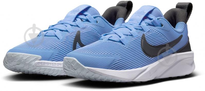 Кроссовки для мальчиков Nike STAR RUNNER 4 DX7614-408 р.33,5 синие - фото 5 Кроссовки для мальчиков Nike STAR RUNNER 4 DX7614-408 р.33,5 синие - фото 5