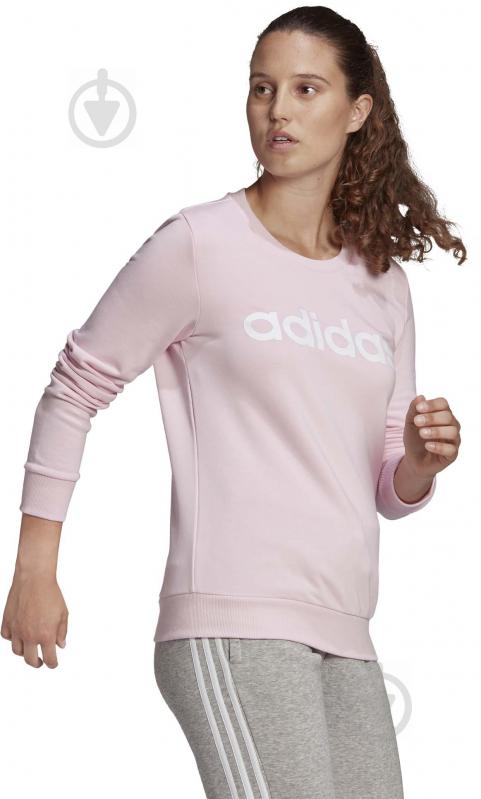 Світшот Adidas W LIN FT SWT GL0721 р. XS рожевий - фото 6