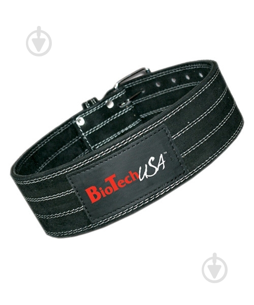 Пояс для пауерліфтингу BioTechUSA Austin 6 Leather21002060102 M чорний - фото 1