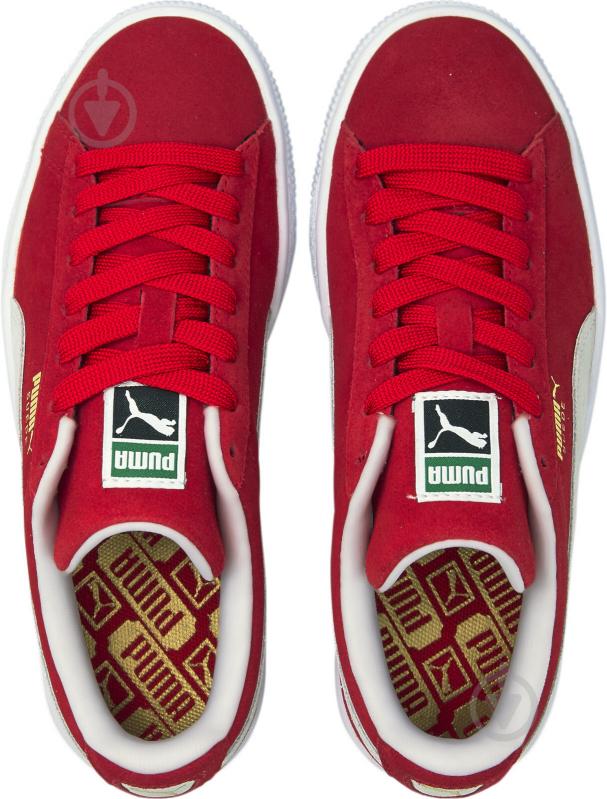 Кросівки дитячі демісезонні Puma SUEDE CLASSIC XXI JR 38056002 р.36 червоні - фото 4