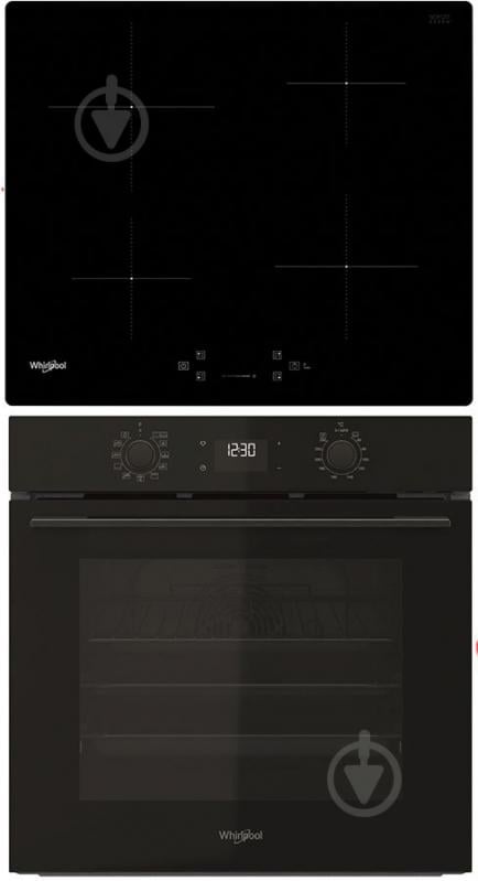 Комплект вбудовуваної техніки Whirlpool духова шафа OMK58HU1B + індукційна поверхня WS QS460 NE - фото 1 Комплект вбудовуваної техніки Whirlpool духова шафа OMK58HU1B + індукційна поверхня WS QS460 NE - фото 1