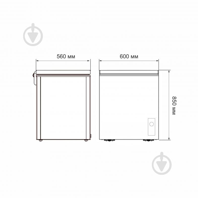 Морозильный ларь Eleyus MFD085M WH150 - фото 18