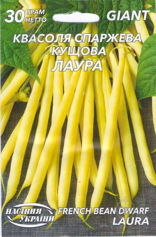 Семена фасоль кустовая Лаура 30 г - фото 1 Семена фасоль кустовая Лаура 30 г - фото 1