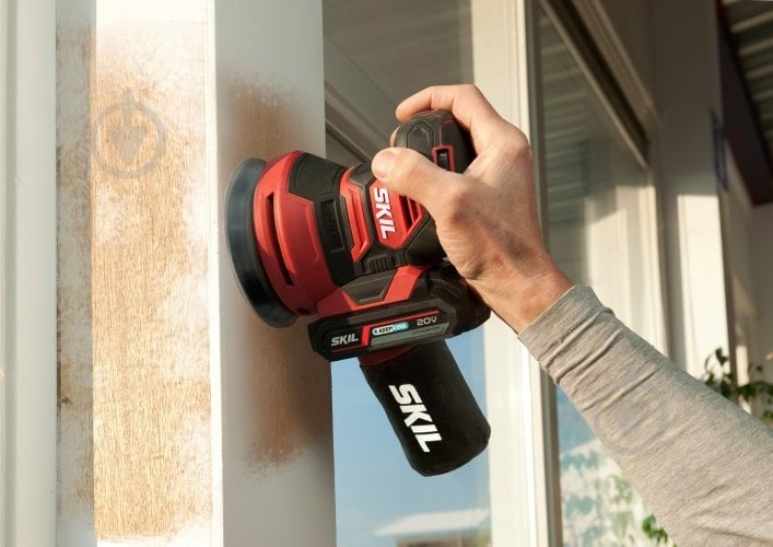 Эксцентриковая шлифмашина SKIL SR1E3745CA+BC1E3136AA - фото 2