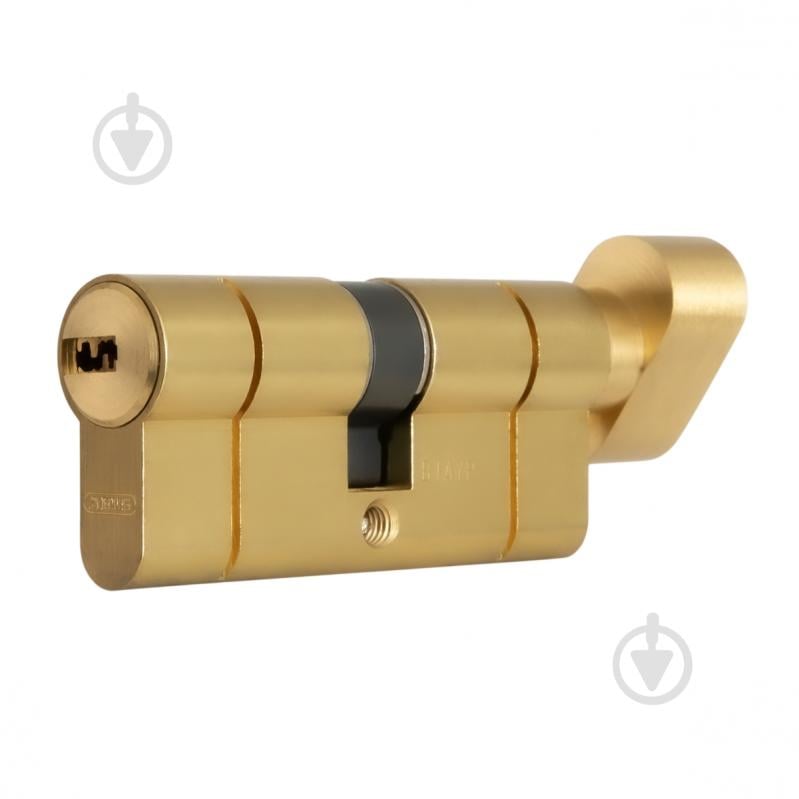 Циліндр Abus KD6PS 35x35 ключ-вороток 70 мм матова латунь - фото 1