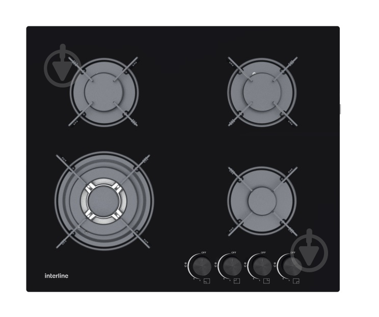 Варильна поверхня газова Interline SGV 584 MCH BA - фото 1