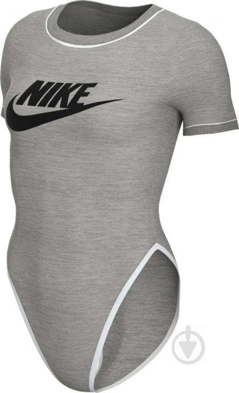 Боді Nike W NSW HRTG BODYSUIT BV5005-063 L сірий - фото 3