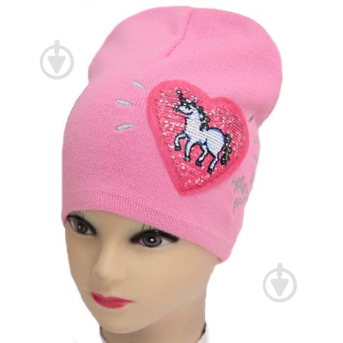 Шапка Kraft р.50-52 2065 розовый - фото 1