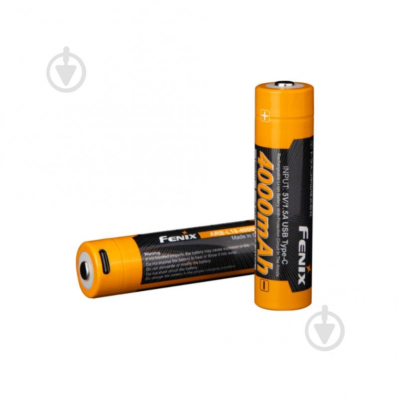 Аккумулятор Fenix Type-C 18650 1 шт. (ARB-L18-4000) - фото 1 Аккумулятор Fenix Type-C 18650 1 шт. (ARB-L18-4000) - фото 1