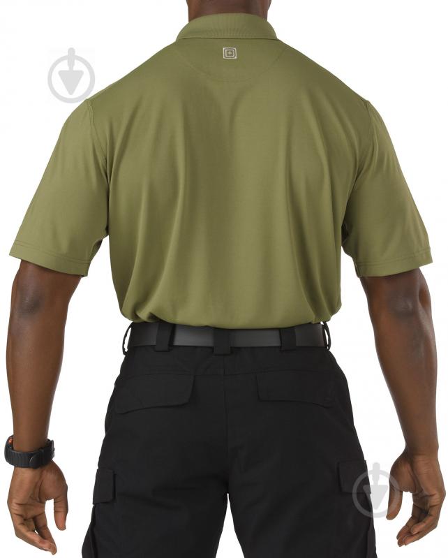 Поло 5.11 Tactical Pinnacle Short Sleeve Polo 71036 р.XXL. Fatigue зеленый - фото 2