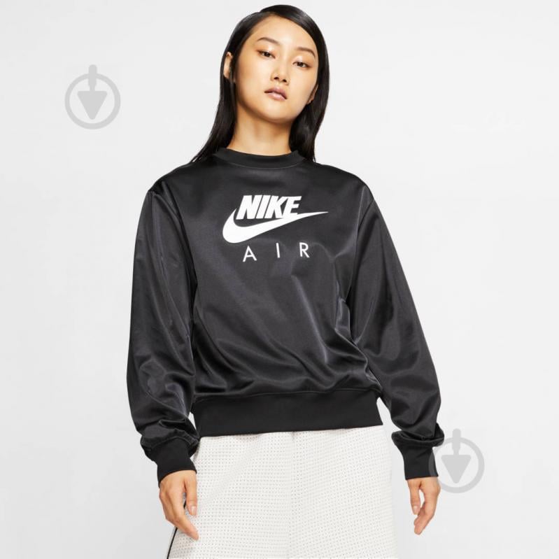 Свитшот Nike W NSW AIR CREW SATIN BV5130-010 р. XL черный - фото 4