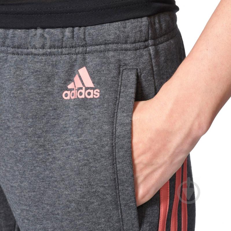 Штани Adidas Essentials 3-Stripes BR2504 р. XS темно-сірий - фото 2