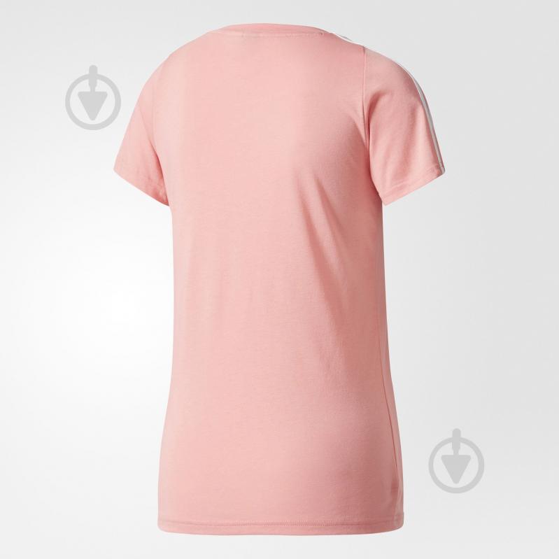 Футболка Adidas Essentials 3-Stripes Tee BR2459 р.S розовый - фото 2