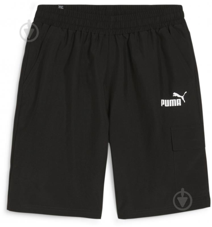 Шорти Puma ESS WOVEN CARGO SHORTS 9'' 67973101 р. XL чорний - фото 1