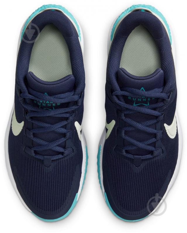 Кросівки для хлопчиків Nike STAR RUNNER 4 DX7615-409 р.37,5 темно-сині - фото 7