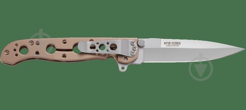 Ніж складаний CRKT M16 BRONZE/SILVER M16-03BS - фото 2 Ніж складаний CRKT M16 BRONZE/SILVER M16-03BS - фото 2