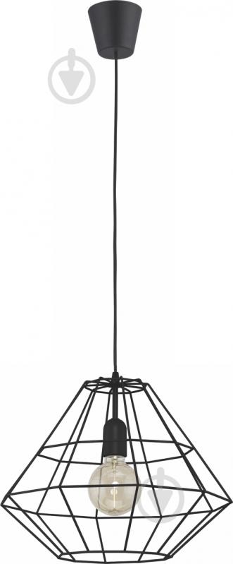 Подвес TK Lighting Diamond 1x60 Вт E27 черный 1995 - фото 1