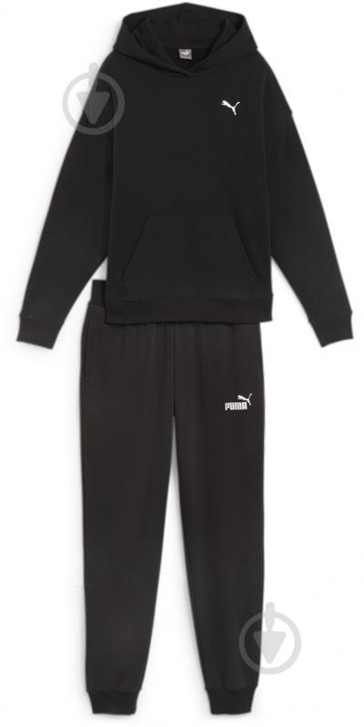 Спортивний костюм Puma Loungewear Suit TR 67992001 р.XL чорний - фото 1