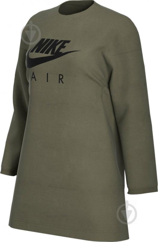 Платье Nike W NSW AIR CREW DRESS BB FLC BV5134-222 р. L оливковый - фото 3