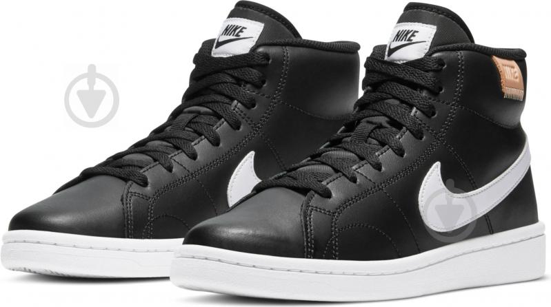 Кросівки жіночі Nike COURT ROYALE 2 MID CT1725-001 р.38 чорні - фото 1