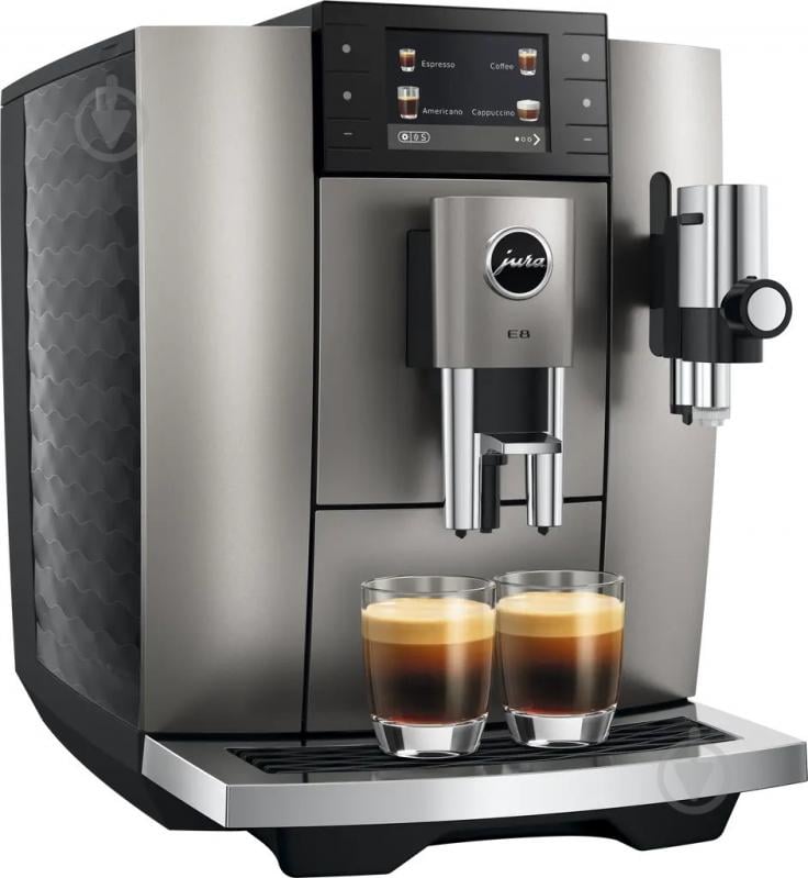 Кофемашина Jura E8 Midnight Silver (ED) (15712) - фото 2 Кофемашина Jura E8 Midnight Silver (ED) (15712) - фото 2