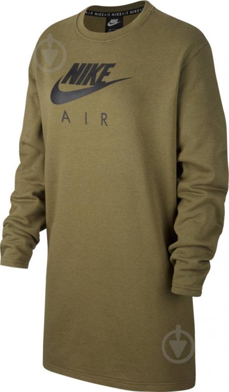 Сукня Nike W NSW AIR CREW DRESS BB FLC BV5134-222 р.XL оливковий - фото 1