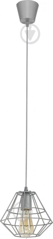 Подвес TK Lighting Diamond 1x60 Вт E27 серый 2002 - фото 1