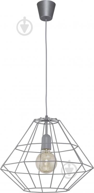 Подвес TK Lighting Diamond 1x60 Вт E27 серый 2000 - фото 1