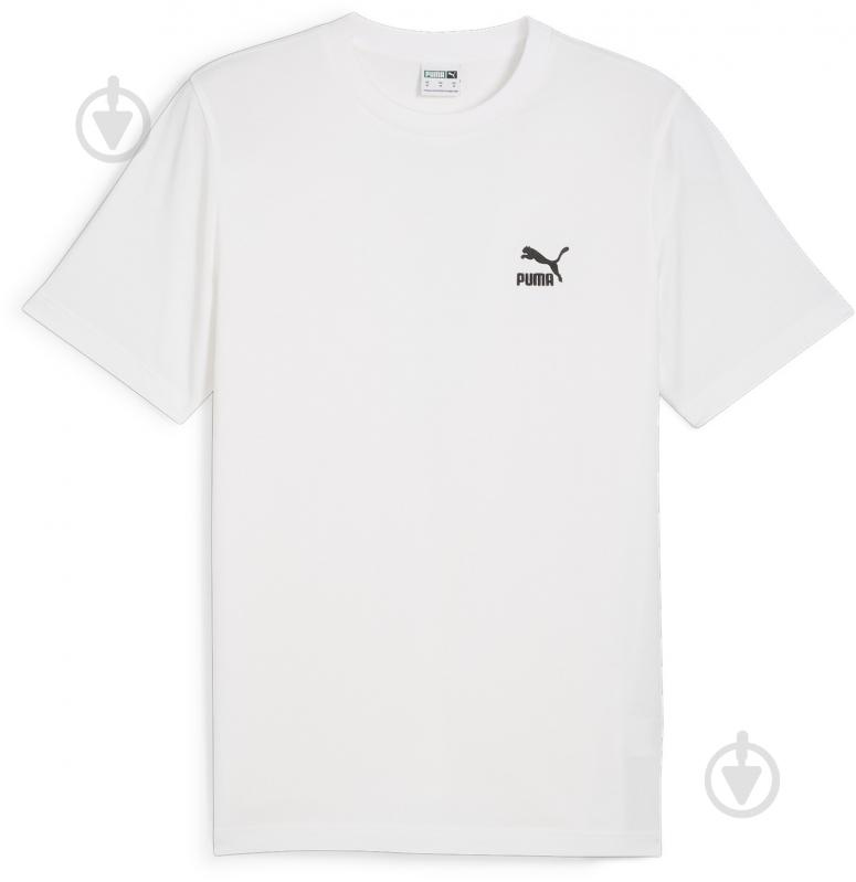 Футболка Puma CLASSICS SMALL LOGO TEE 67918702 р.2XL белый - фото 1