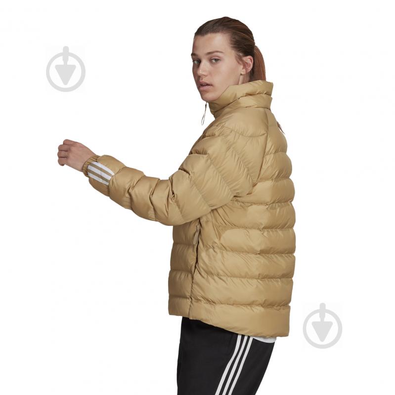 Пуховик женские зимние Adidas W ITAVIC M H J GQ2344 р.XL бежевый - фото 8