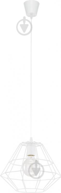 Подвес TK Lighting Diamond 1x60 Вт E27 белый 697 - фото 1 Подвес TK Lighting Diamond 1x60 Вт E27 белый 697 - фото 1