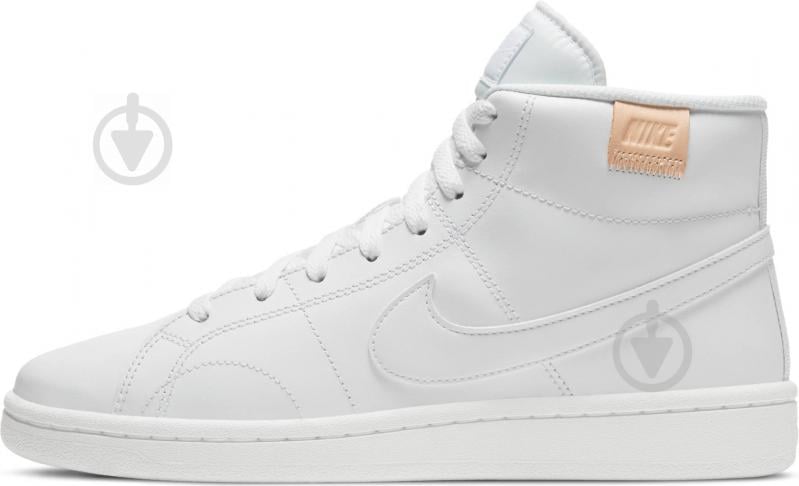 Кроссовки женские демисезонные Nike Court Royale 2 Mid CT1725-100 р.38,5 белые - фото 5