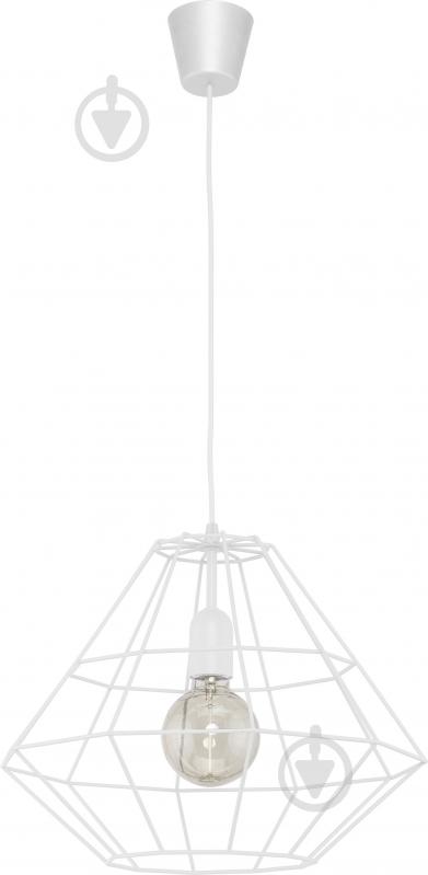 Підвіс TK Lighting Diamond 1x60 Вт E27 білий 1996 - фото 1