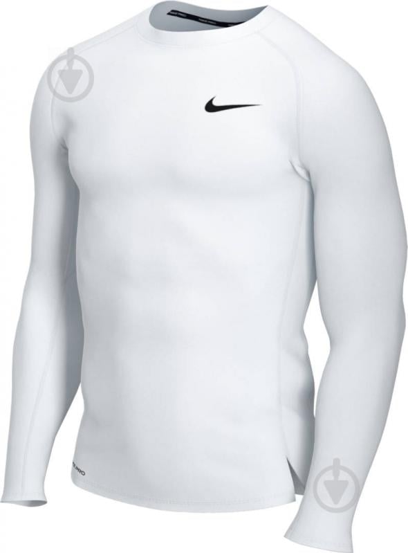 Футболка Nike M NP TOP LS TIGHT BV5588-100 р.2XL белый - фото 3