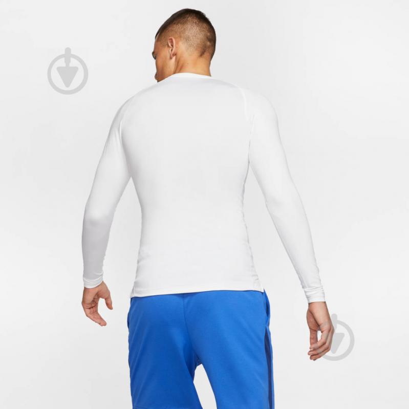 Футболка Nike M NP TOP LS TIGHT BV5588-100 р.2XL белый - фото 5