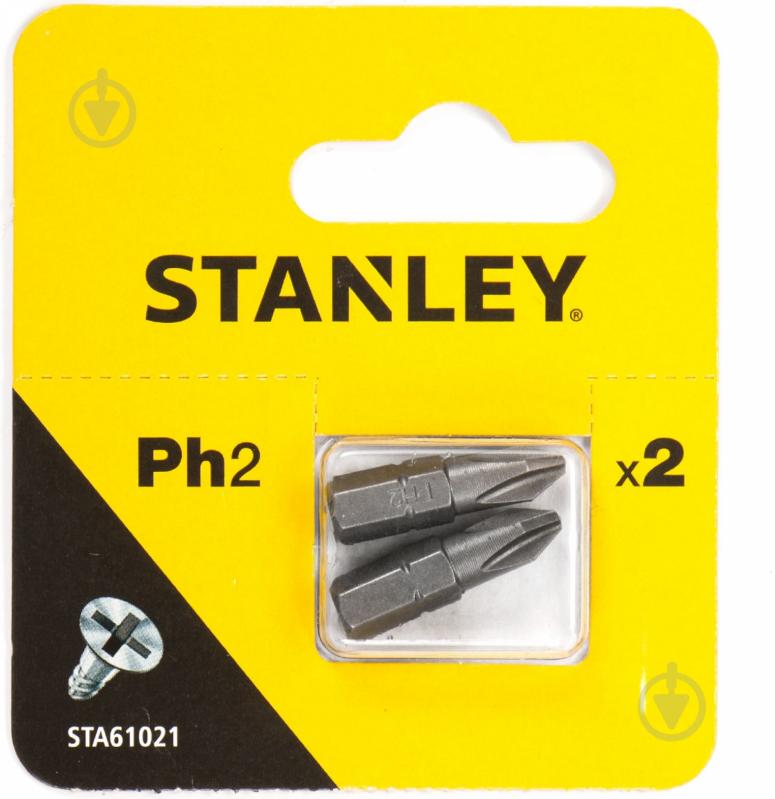 Біта Stanley PH2x25 мм 2 шт. STA61021 - фото 2