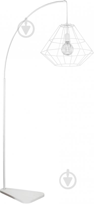 Торшер TK Lighting Diamond 60 Вт E27 белый 3008 - фото 1