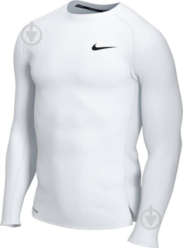 Футболка Nike M NP TOP LS TIGHT BV5588-100 р.L белый - фото 3