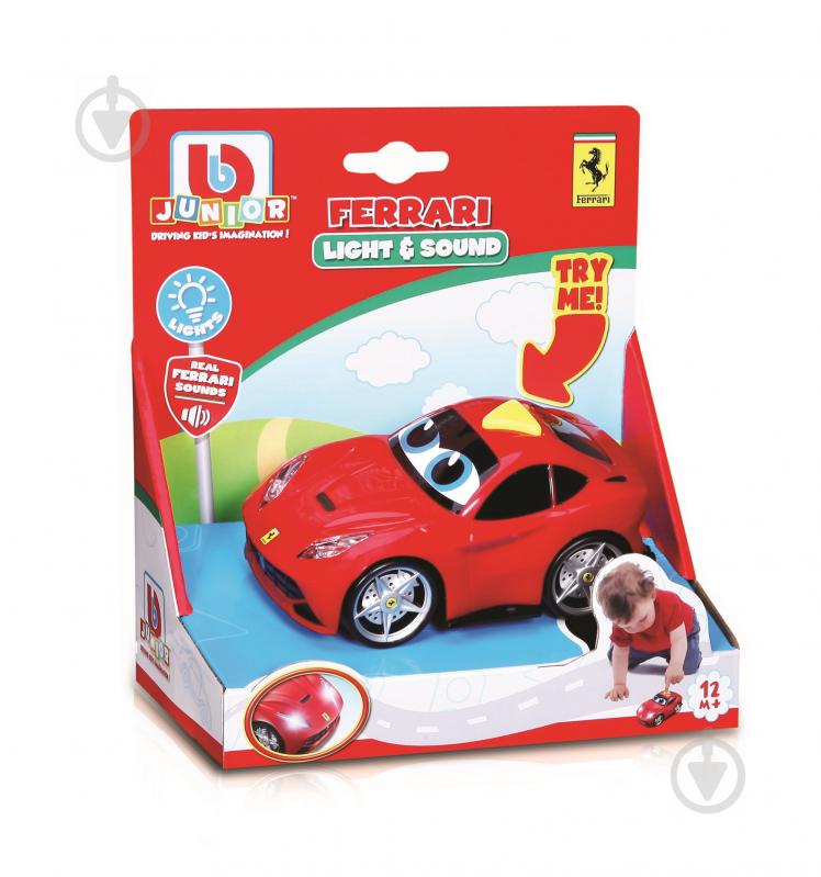 Машинка Bb Junior Ferrari F12 Berlinetta 16-81003 - фото 3