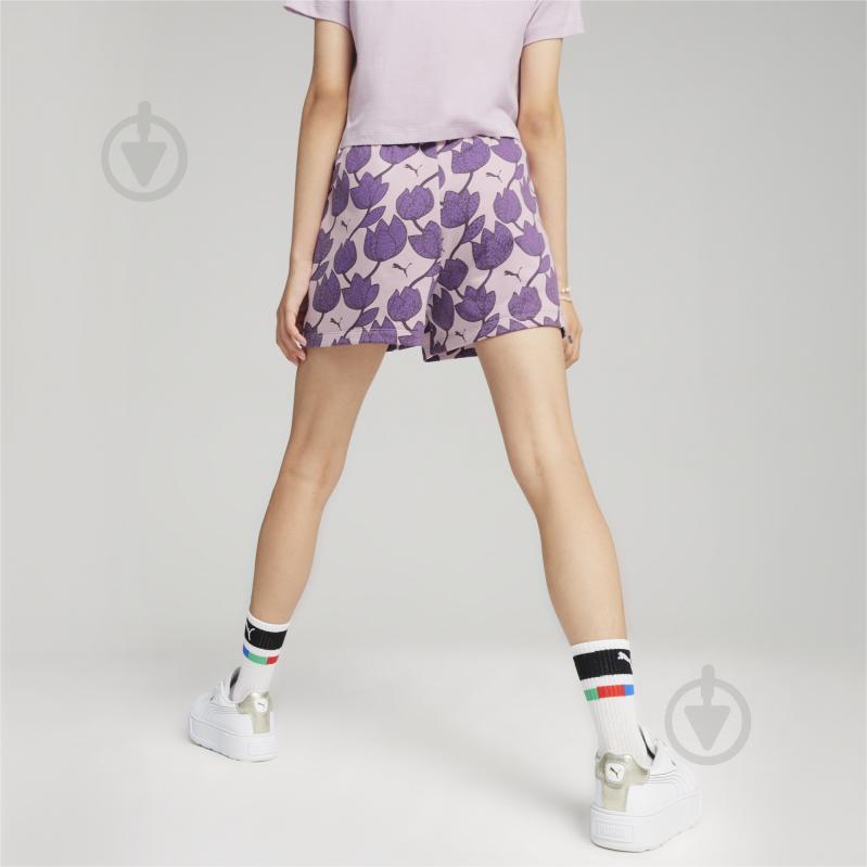 Шорти Puma ESS+ BLOSSOM AOP SHORTS G 67982060 р. 128 рожевий - фото 4