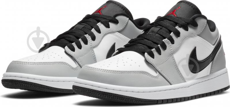 Кроссовки мужские демисезонные Jordan AIR 1 LOW 553558-030 р.44 серые - фото 1