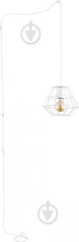 Подвес TK Lighting Diamond 1x60 Вт E27 белый 2200 - фото 1 Подвес TK Lighting Diamond 1x60 Вт E27 белый 2200 - фото 1