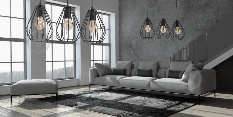 Подвес TK Lighting Brylant 1x60 Вт E27 черный 2258 - фото 2