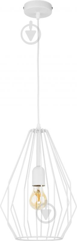 Подвес TK Lighting Brylant 1x60 Вт E27 белый 2224 - фото 1