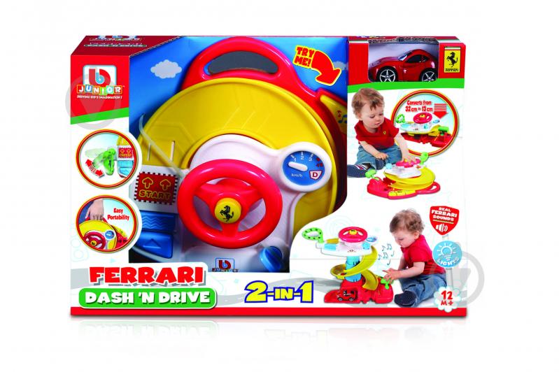 Игровой набор Bb Junior Ferrari Dash 'N Drive 16-88803 - фото 3