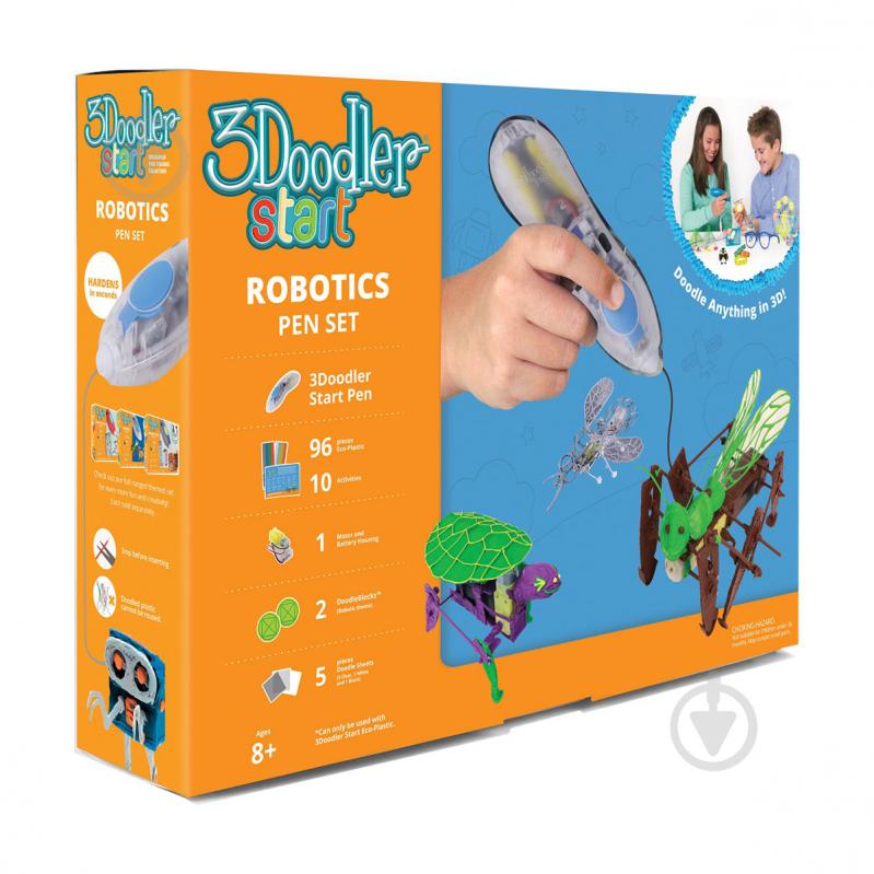 Набір для творчості 3Doodler Start 3D-ручка Роботехніка 3DS-ROBP-COM - фото 13