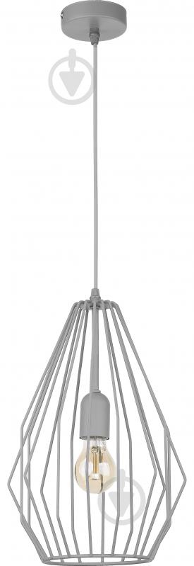 Подвес TK Lighting Brylant 1x60 Вт E27 серый 2228 - фото 1