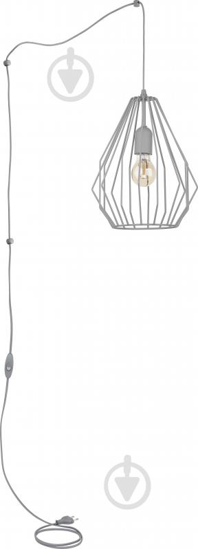 Подвес TK Lighting Brylant 1x60 Вт E27 серый 2285 - фото 1
